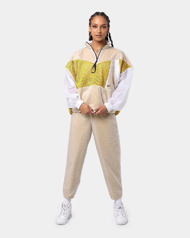 Nike Women's Nike Sportswear Tech Jacket Dark Citron/White Chenille Jacket Brocade Jacket Lace Jacket