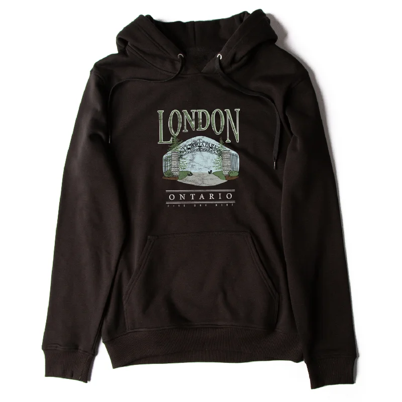 LONDON VINTAGE VICTORIA PARK HOODIE (UNISEX) Hoodie Jacket Zipper Layering