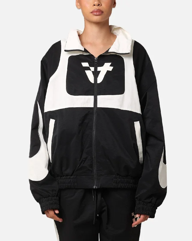 The Anti Order Speed Windbreaker Jacket Black/Off White Nylon Fabric Polyester Fabric Spandex Fabric