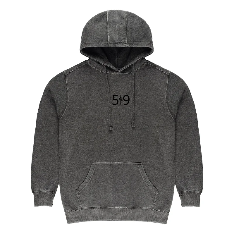 519 LIMITED EDITION EMBROIDERED VINTAGE HOODIE (UNISEX) Hoodie with Oversized Fit Loose Comfortable