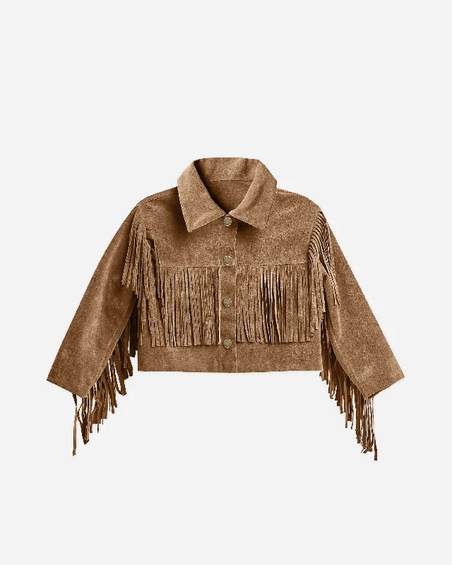 Fringe Jacket || Saddle Satin Jacket Silk Jacket Chiffon Jacket