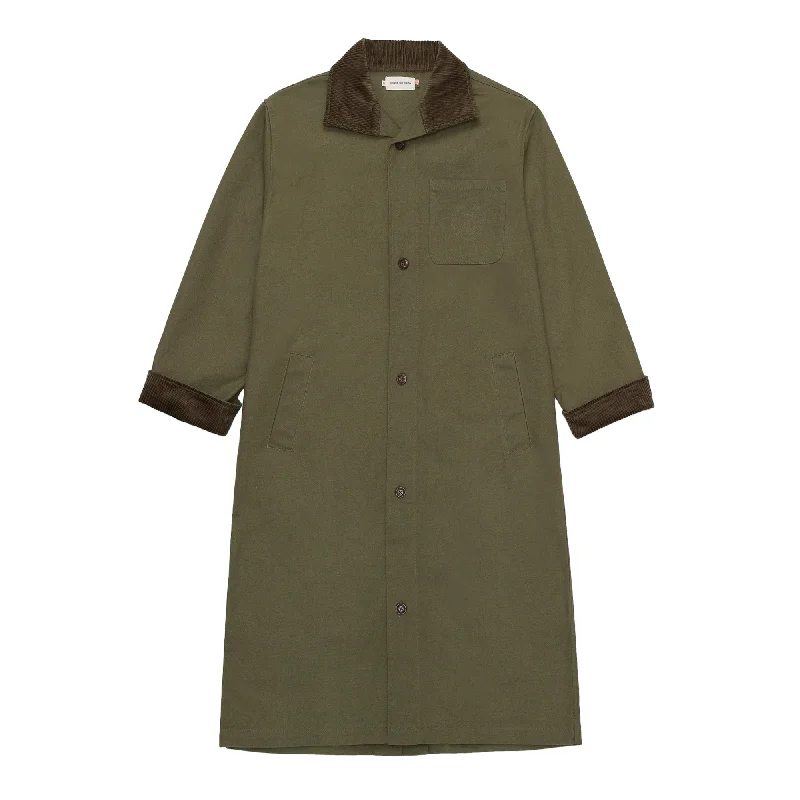 Honor The Gift Mens Honor Canvas Trench Coat Front Pockets Side Pockets Patch Pockets