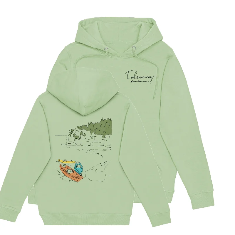 TOBERMORY HOODIE (UNISEX) Hoodie with Hem Detail Decorative Unique