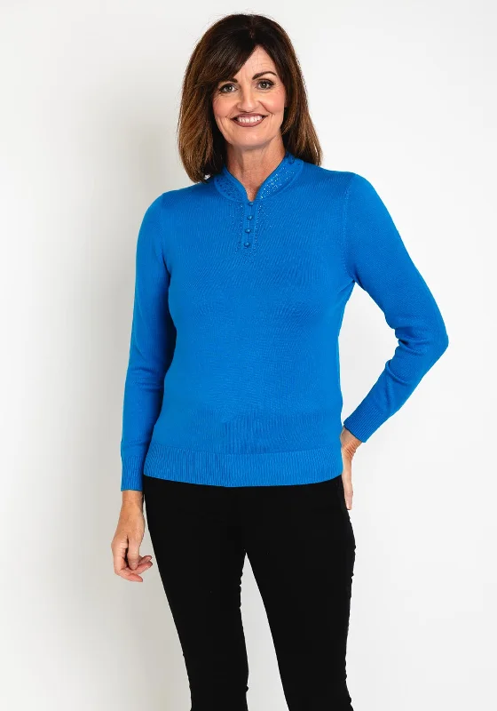 Castle Of Ireland Diamante Notch Collar Sweater, Sea Spirit Layered Multi-layer Single Layer