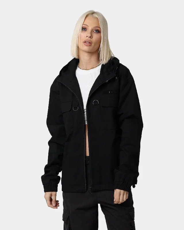 PYRA Soho Cargo Jacket Black Tailored Jacket Straight Jacket A-Line Jacket