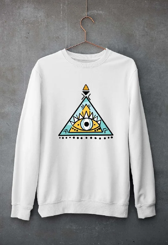 Psychedelic Triangle eye Unisex Sweatshirt for Men/Women Graphic Hoodie Design Print