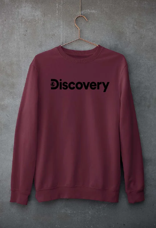 Discovery Unisex Sweatshirt for Men/Women Hoodie with Hem Detail Decorative Unique