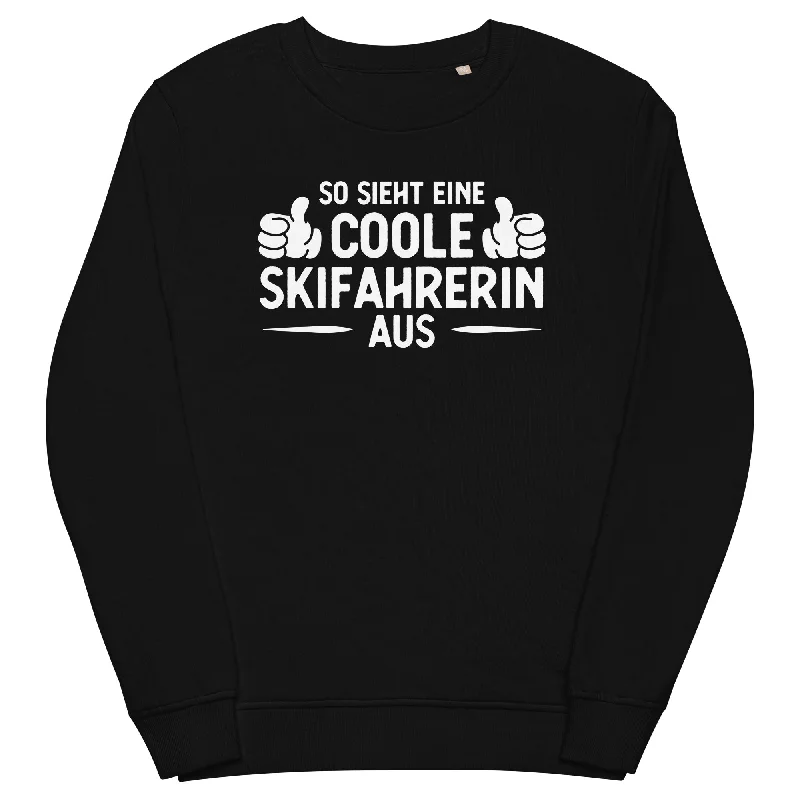 So Sieht Eine Coole Skifahrerin Aus - Unisex Premium Organic Sweatshirt Hoodie with Pastel Soft Subtle