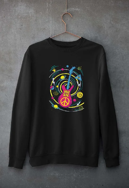 Psychedelic Music Unisex Sweatshirt for Men/Women Hoodie with Illustration Artistic Creative