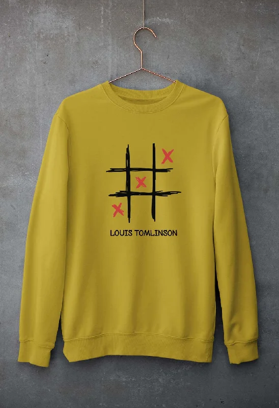 Louis Tomlinson Unisex Sweatshirt for Men/Women Hoodie with Stripes Bold Sporty