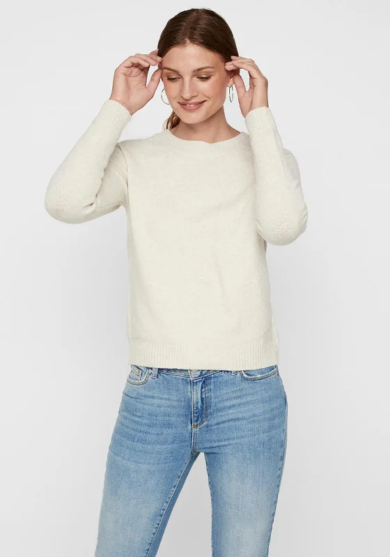 Vero Moda Doffy Soft Knit Sweater, Birch Hooded Sweater Collared Sweater Shawl Collar