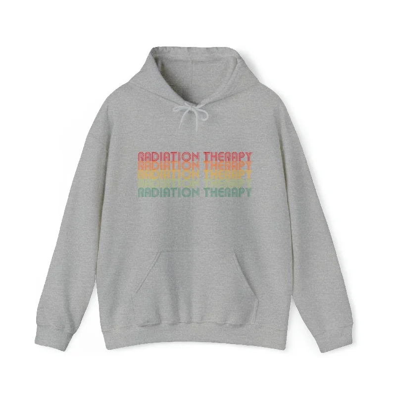 Unisex Radiation Therapy Dahab in Blind 2014  2 Second Re-Charge Heavy Blend™ Hooded Sweatshirt Hoodie with Slit Hem Functional Movement