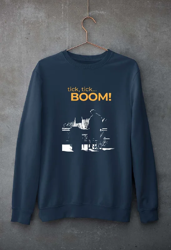 Tick Tick Boom Unisex Sweatshirt for Men/Women Hoodie with Reflective Safety Nightwear