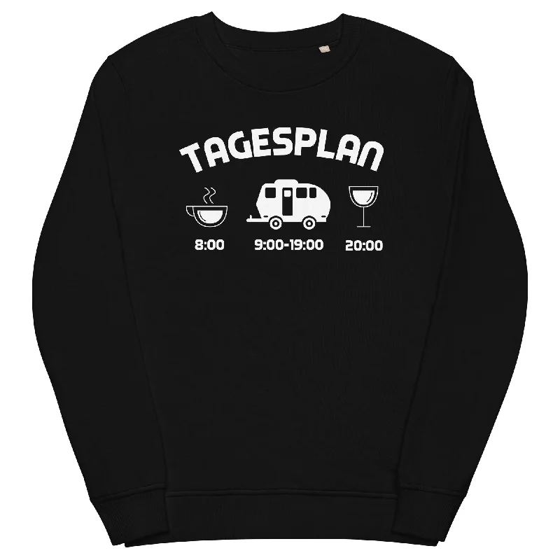 Tagesplan 2 - Unisex Premium Organic Sweatshirt Hoodie with Thumb Holes Functional Cozy