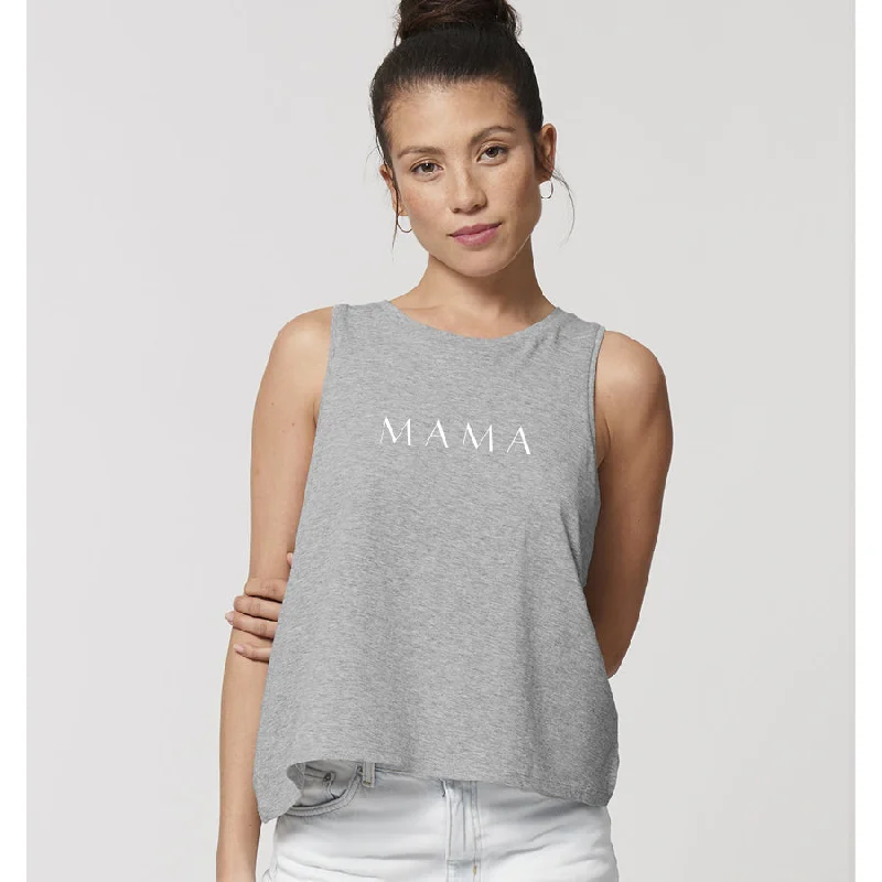 Lounge Mama Dancer Crop Top Ribbed Crop Top High Neck Heavyweight