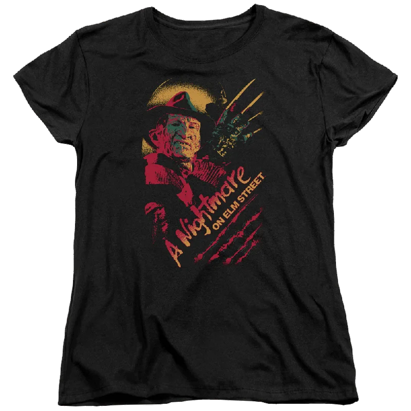 A Nightmare on Elm Street Freddy Claws - Women's T-Shirt Beaded Sequined Faux Fur