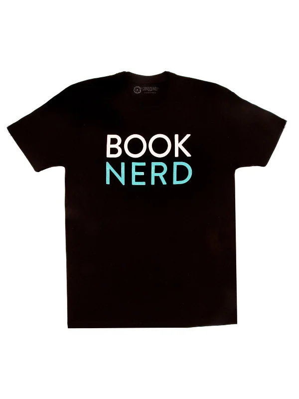 Book Nerd Unisex T-Shirt Silk Blend Satin Velvet