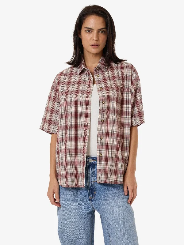 Good Turn Shirt - Bracken Striped Floral Plaid