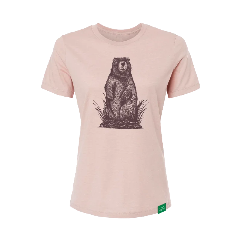 Marmot Sketch Women's Relaxed T-Shirt Graphic T-Shirt Round Neck Polyester