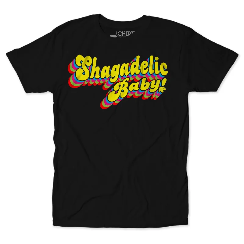 Shagadelic Baby Unisex Tee Collared Crew Neck Turtle Neck