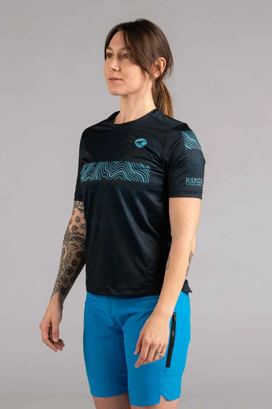 Women's Range Trail Lite Tee Fleece Fabric Down Fabric Feather Fabric