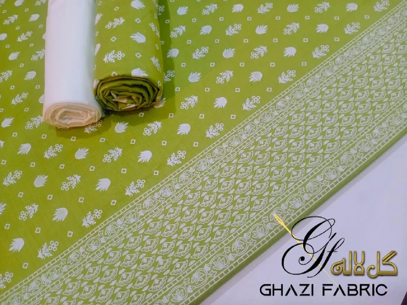 Ghazi fabric Rungrez Linen Collection Unstitched 3 piece suit for women Lawn With Wite Trouser Trousers Review Highly