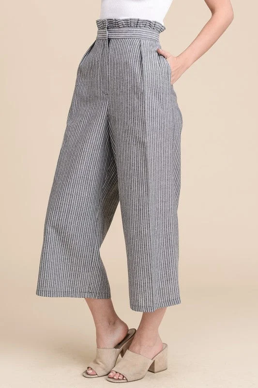 High-Waist Fashion Trousers Trousers Flared Retro