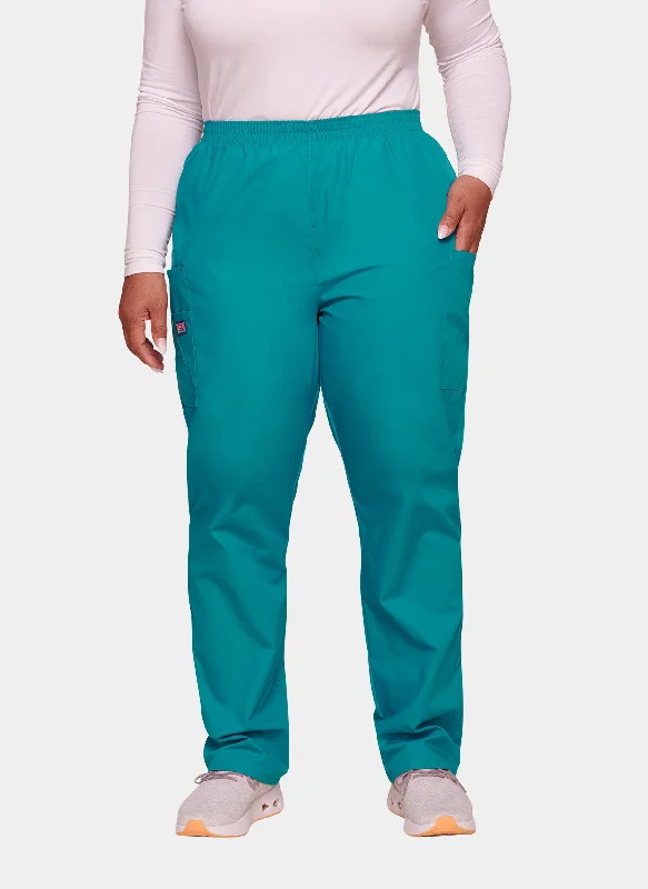 Cherokee Unisex Elasticated Scrub Trousers - Teal Trousers Running Lightweight