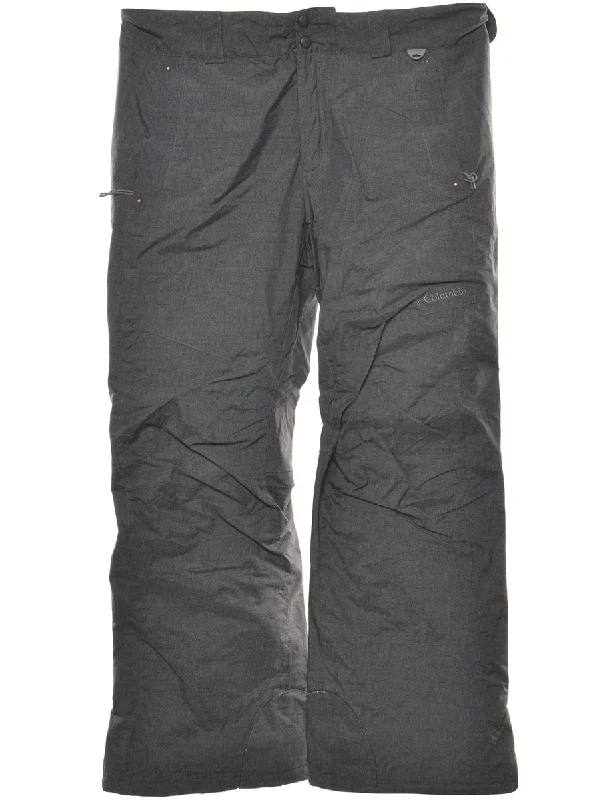 Columbia Black Ski Trousers - W37 Trousers stylish modern