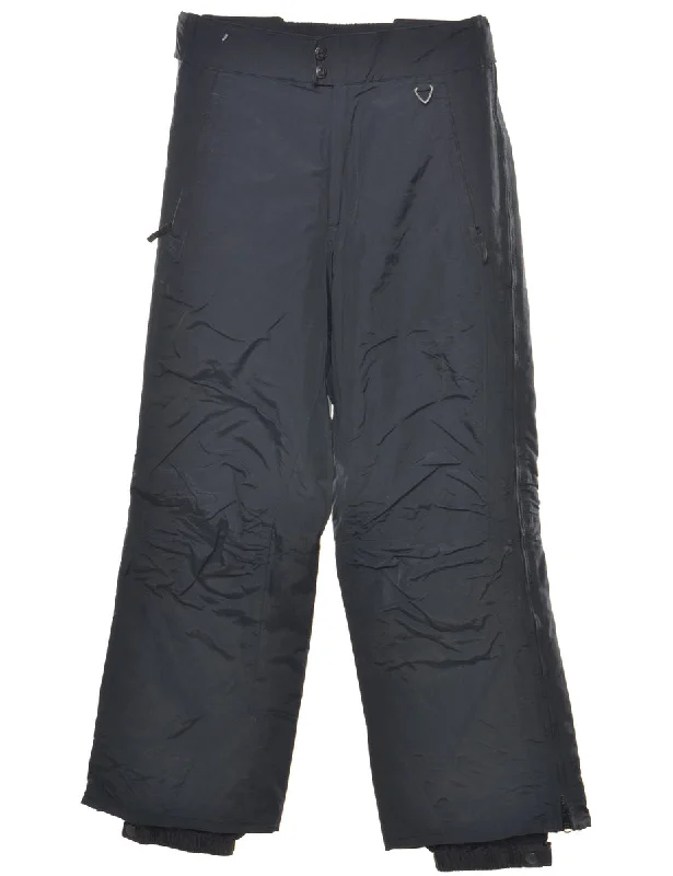 Columbia Navy Wide-Leg Ski Trousers - W30 L31 Trousers Bestseller Popular