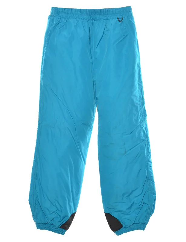 Columbia Wide Leg Turquoise Ski Trousers - W26 Trousers Favorite Customer