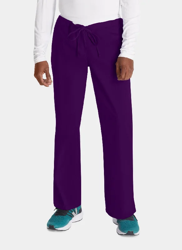 Dickies EDS Signature Unisex Drawstring Scrub Trousers DKE83006 - Eggplant Trousers Satin Smooth