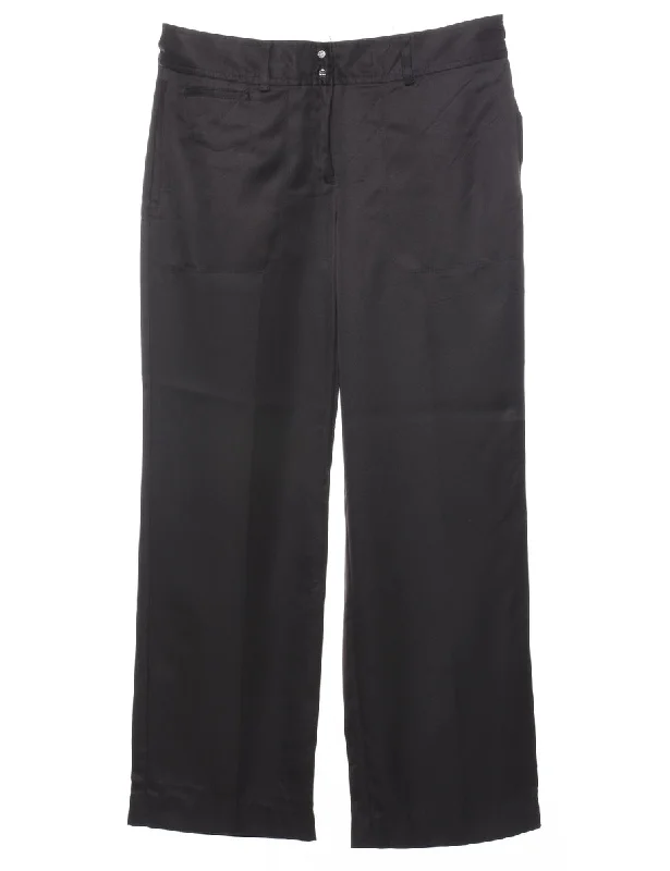 Izod Black Trousers - W31 L30 Trousers practical easy-care