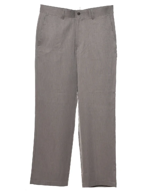 Izod Grey Trousers - W32 L30 Skinny Trousers Denim Stretchy