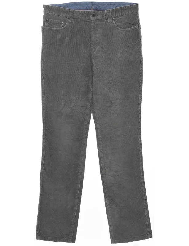 L.L. Bean Corduroy Trousers - W35 L34 Trousers High Rise Slim Fit