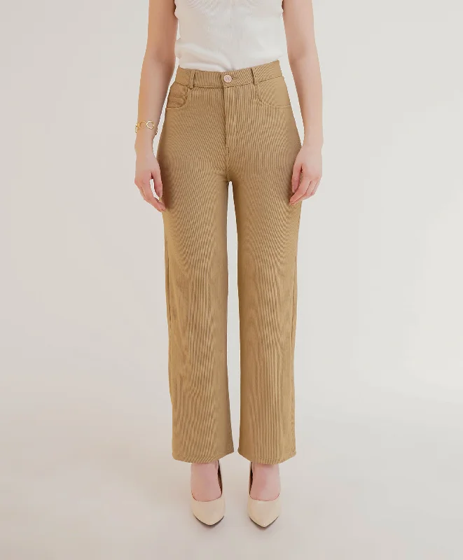 RIBBED TROUSERS Trousers cozy soft