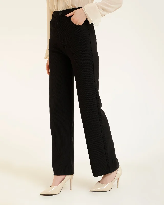 RIBBED TROUSERS Trousers luxurious premium