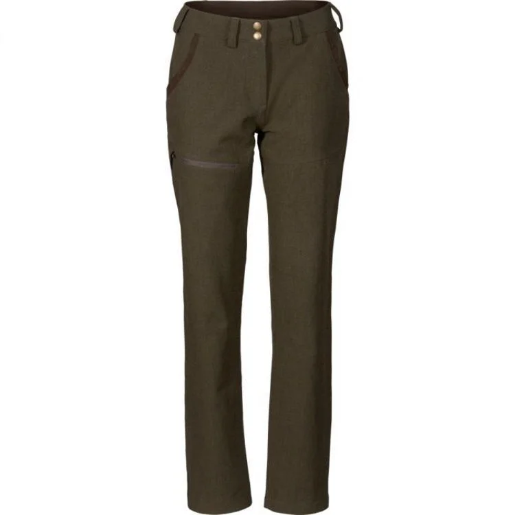 Seeland Ladies Woodcock Advanced Trousers - Shaded Olive Trousers Palazzo Wide Leg