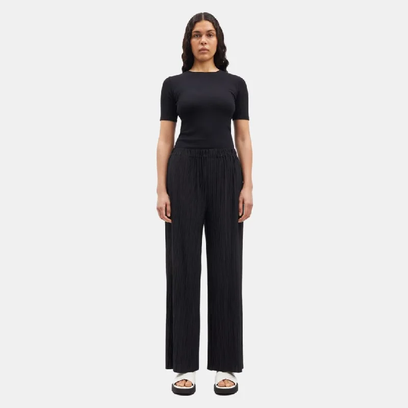 Uma Trousers (Black) Trousers Velvet Soft