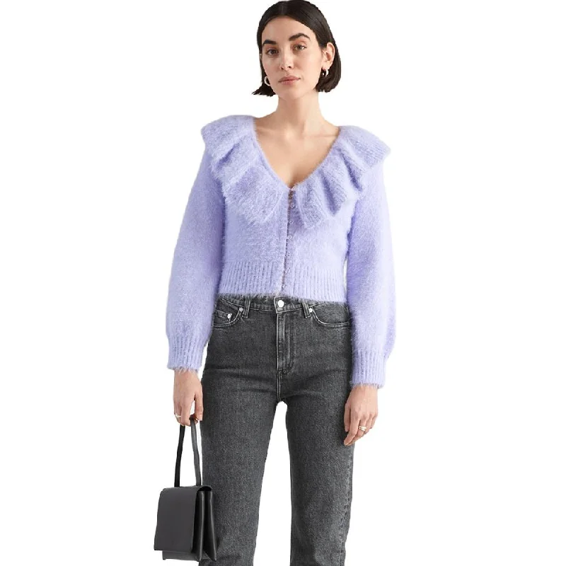 Customized fuzzy sweater Cardigan for Women's Casual Tops Anti-Pilling Anti-Shrink Durable